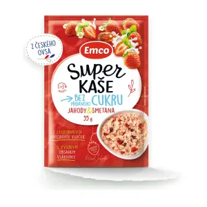 Super kaše jahoda a smetana 55 g