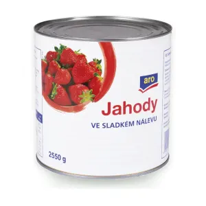Jahody ve sladkém nálevu kompot 2550 g