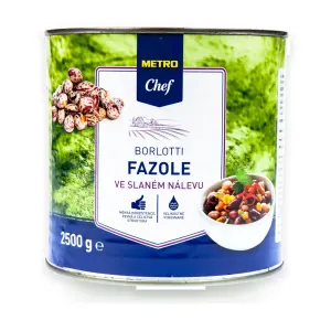 Fazole Borlotti ve slaném nálevu 2500 g