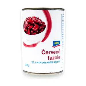 Fazole červené ve sladkoslaném nálevu 400 g