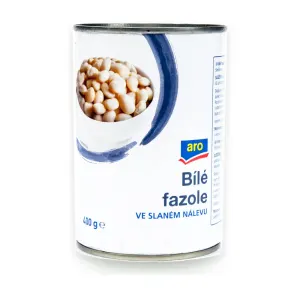 Fazole bílé ve slaném nálevu 400 g