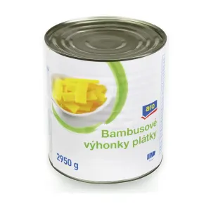 Výhonky bambusu plátky 2950 g