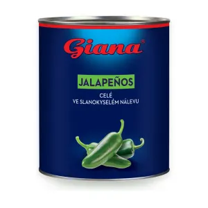 Jalapeňos celé 3000 g
