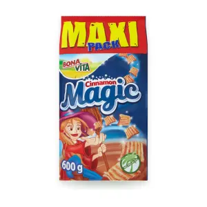Cinnamon magic cereální čtverečky se skořicí 600 g