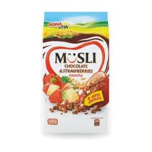 Müsli jahoda a bílá čokoláda 700 g