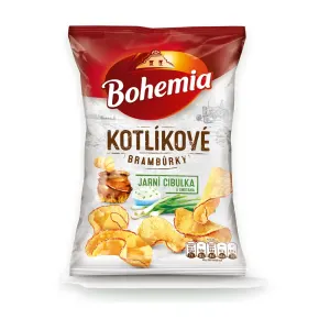 Kotlíkové brambůrky cibule smetana 100 g