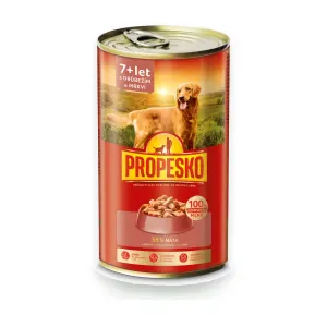 Konzerva Senior pro psy drůbeží 1,24 kg