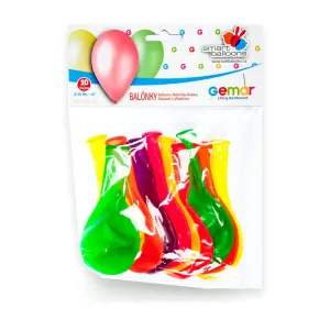 Nafukovací balónky 26 cm mix neonových barev 10 ks