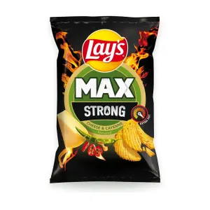 Strong Cheese & Cayenne chipsy 55 g