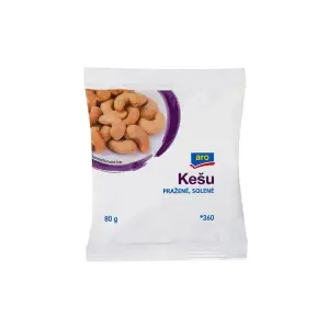 aro Kešu pražené solené 80 g