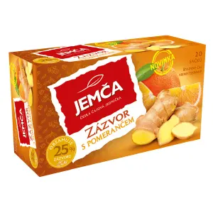 Jemča Zázvor s pomerančem bylinný čaj 20 ks
