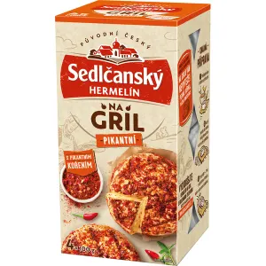 Sedlčanský Hermelín na gril Ohnivák chlaz. 4 x 100 g