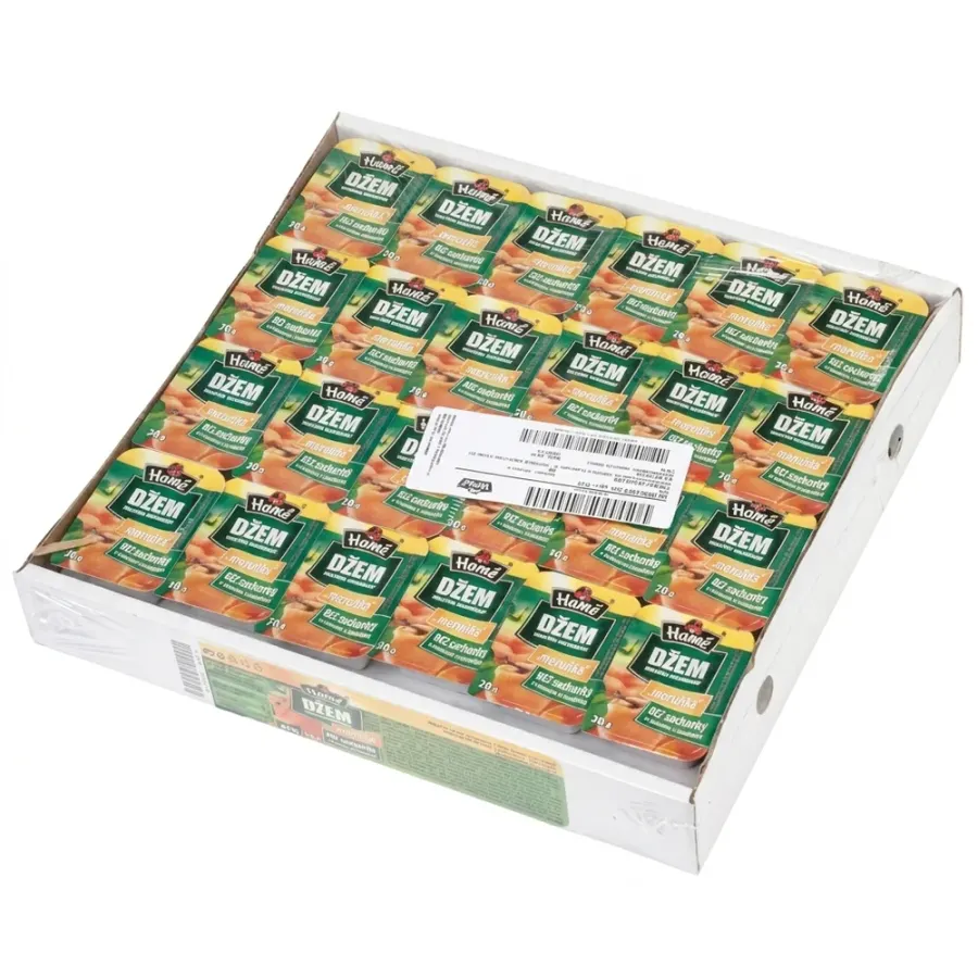 Džem meruňkový bez přidaného cukru 48 x 20 g