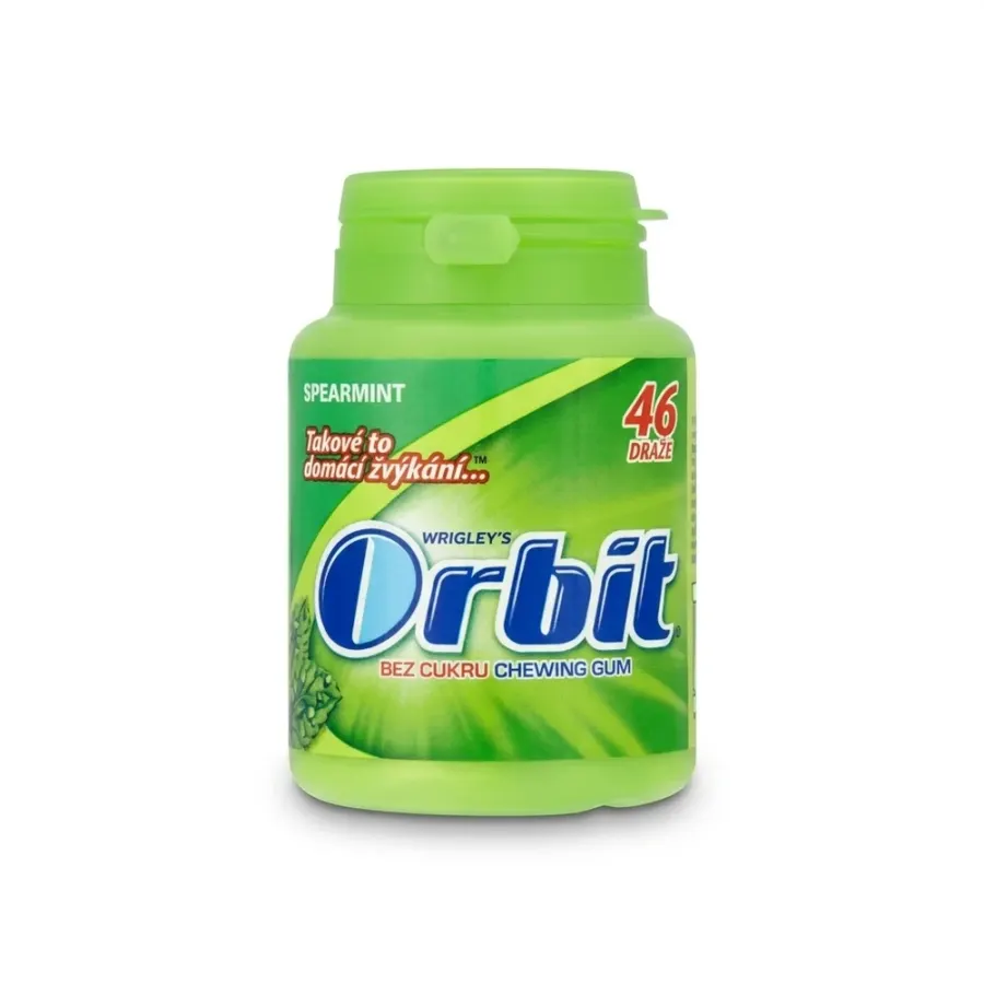 Spearmint žvýkačky 64 g dóza