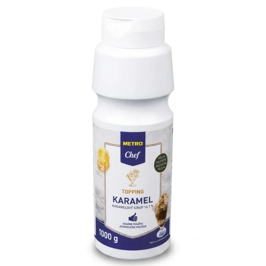 Topping příchuť karamel 1 kg