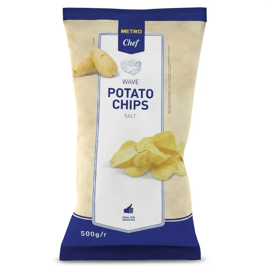 Chips sůl vroubky 500 g
