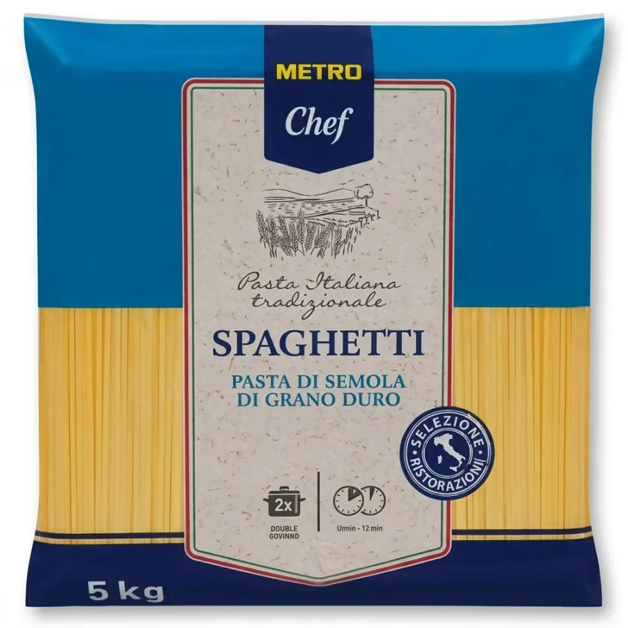 Spaghetti semolinové 5 kg