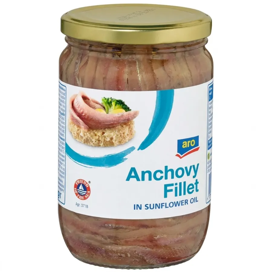 Ančovičky filety 700 g