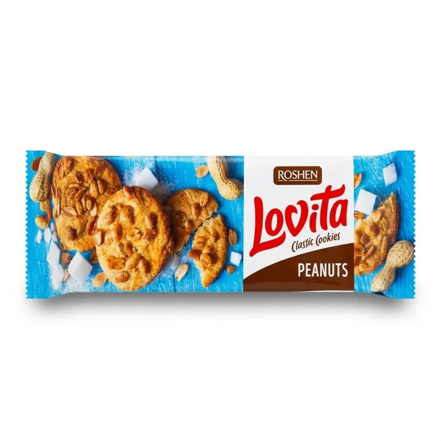 Lovita sušenka Peanuts 150 g