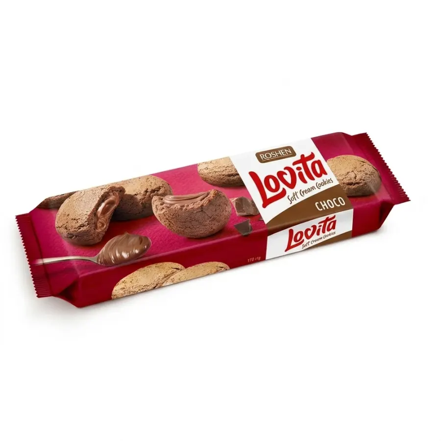 Lovita Soft Cream Choco sušenky 127 g