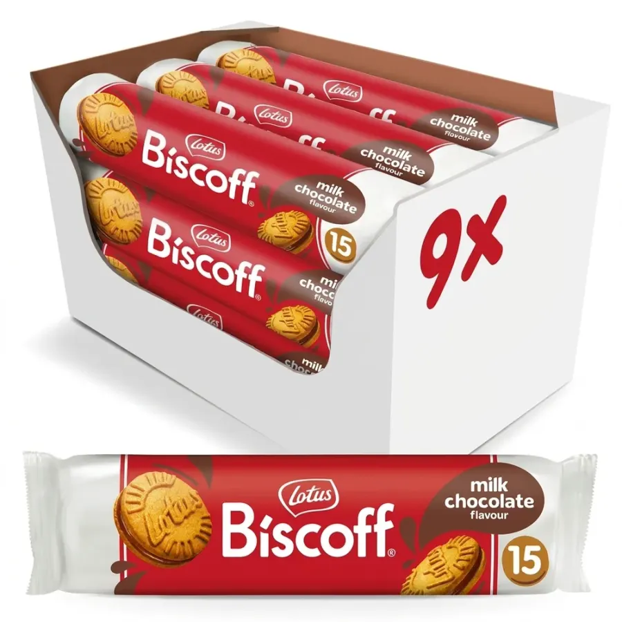 Biscoff sušenky s mléčnou čokoládou 150 g