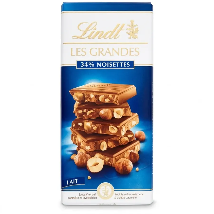 Les Grandes Milk Hazelnut čokoláda 150 g