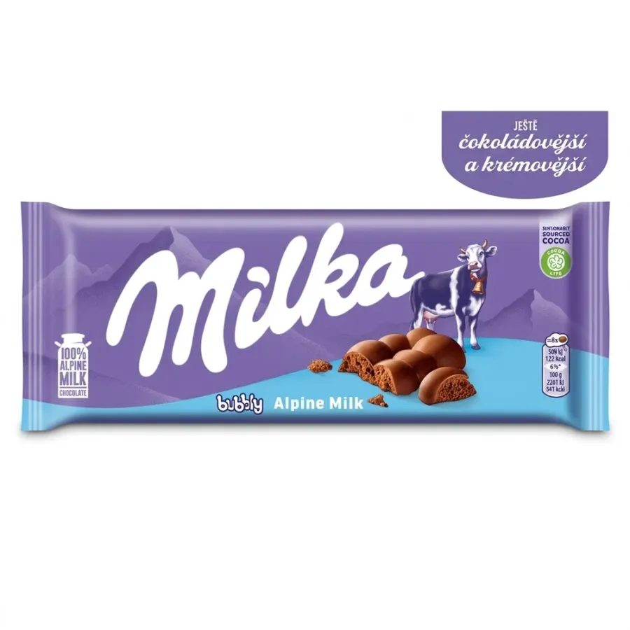 Bubbly Milk čokoláda 90 g