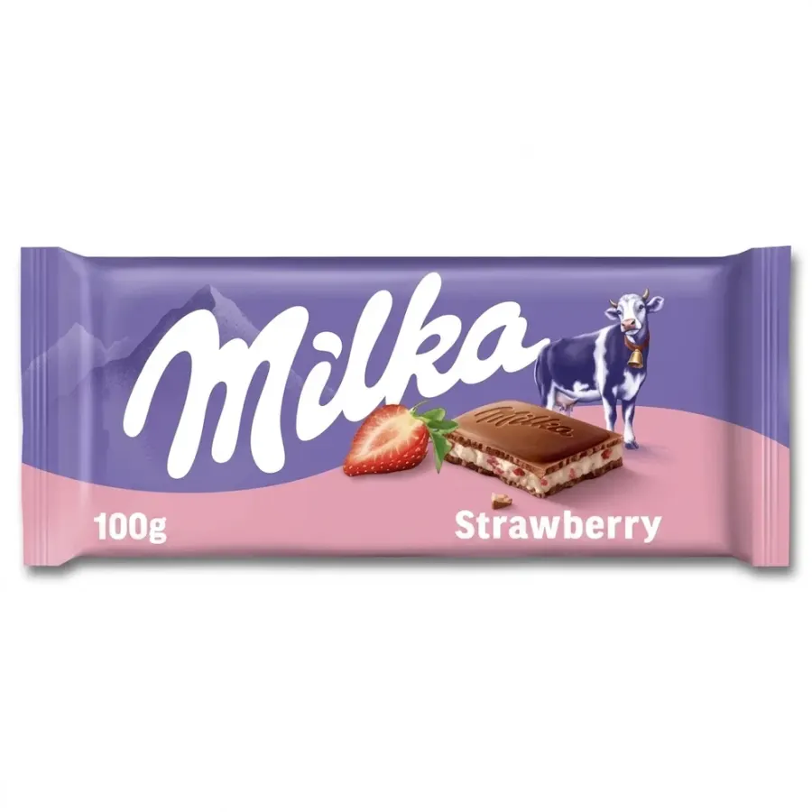 Jahodová příchuť čokoláda 100 g