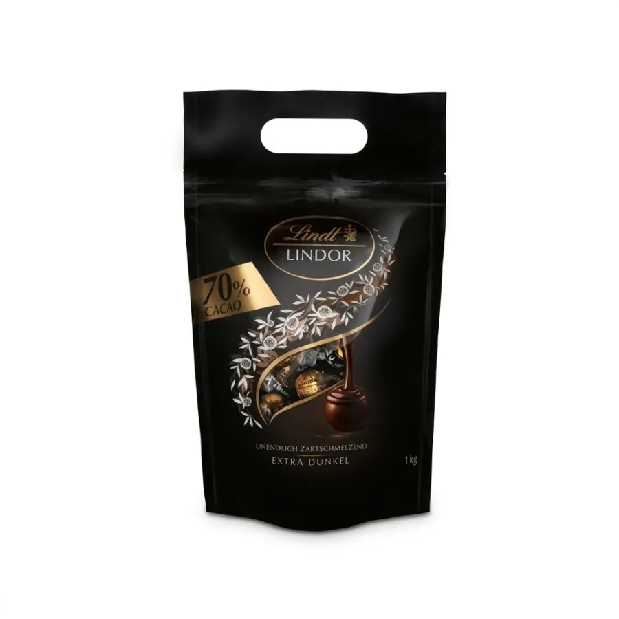 LINDOR hořká čokoláda 70% 1000 g