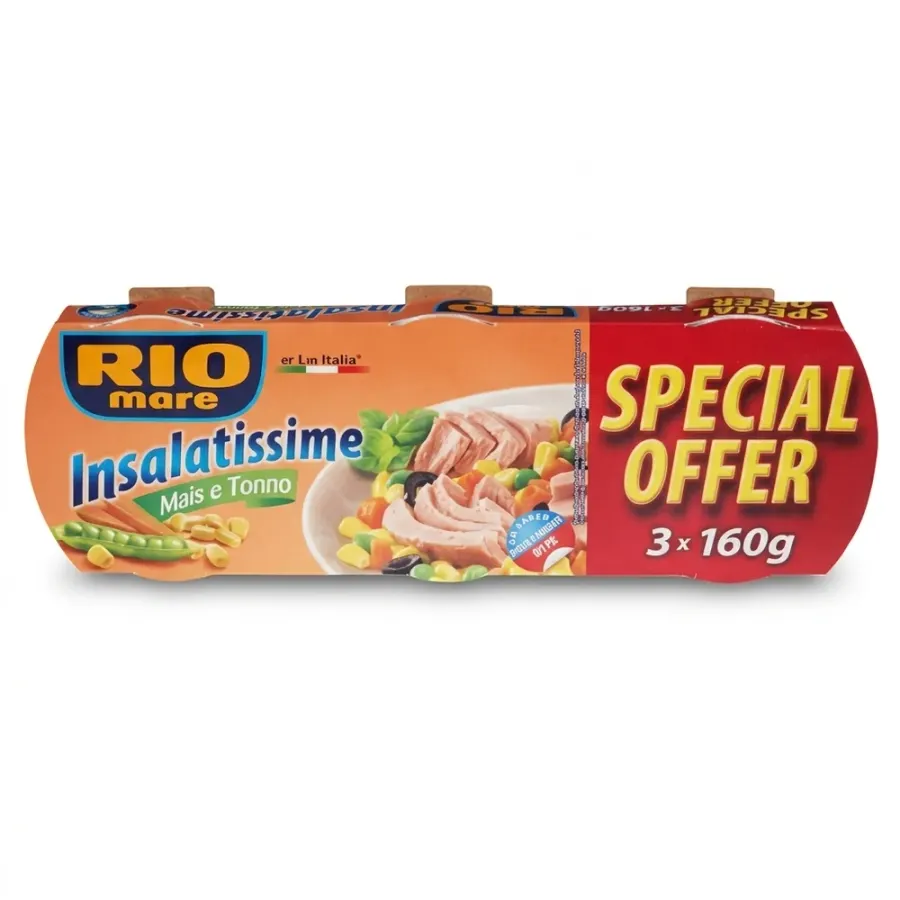Salát tuňákový + kukuřice 3 x 160 g
