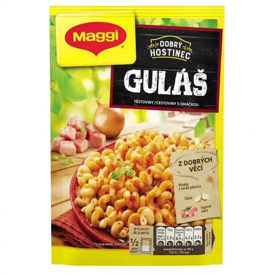 Dobrý Hostinec Guláš těstoviny s omáčkou 143 g
