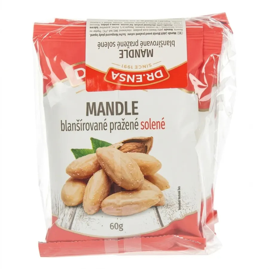 Mandle pražené solené 60 g