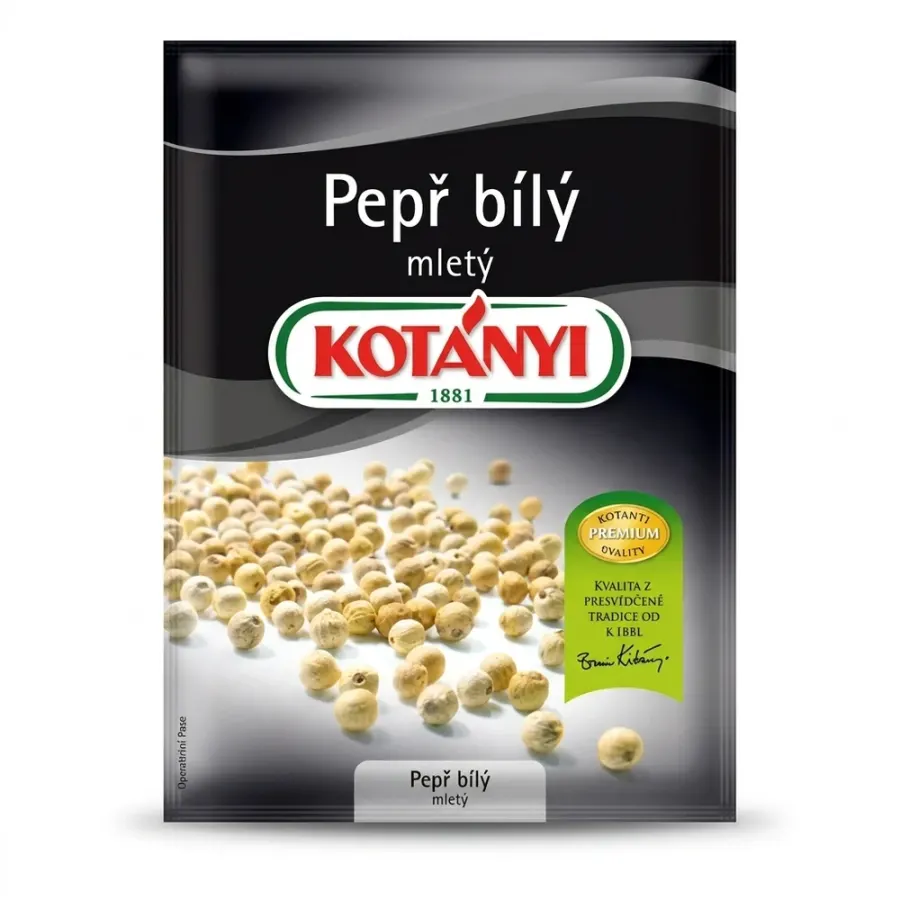 Pepř bílý mletý 5 x 20 g