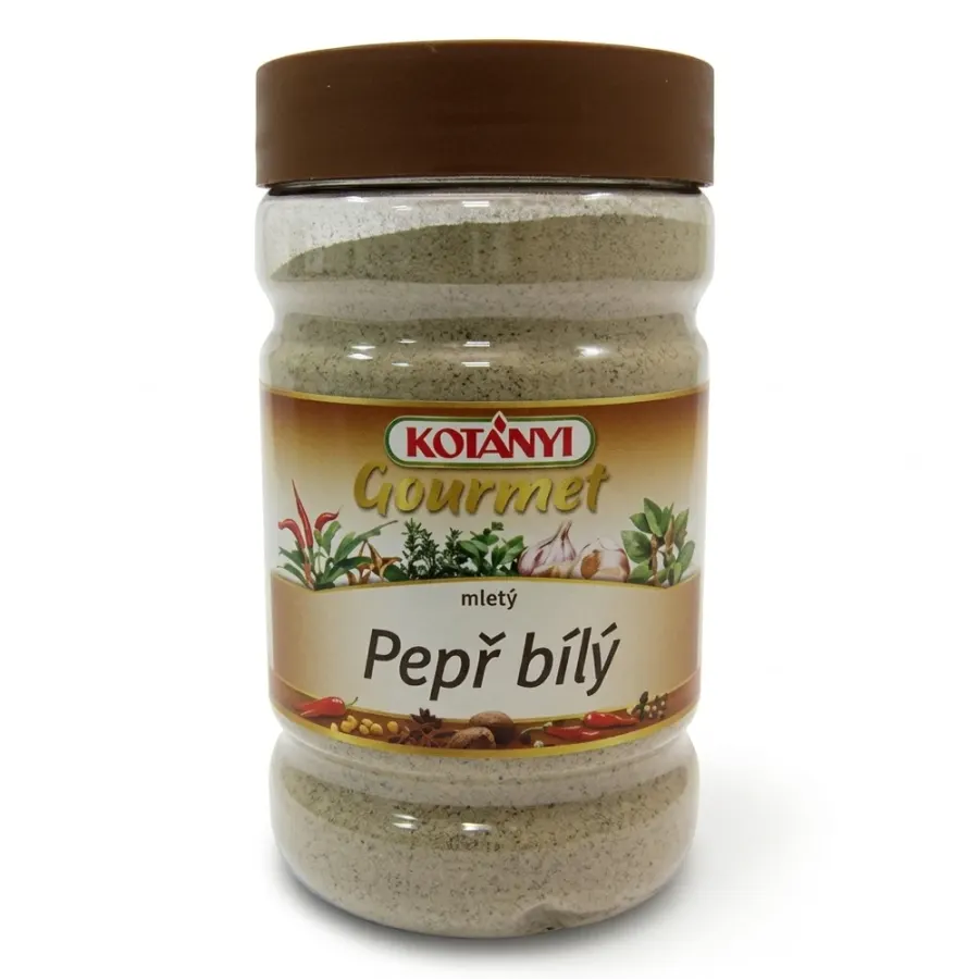 Pepř bílý mletý 650 g dóza