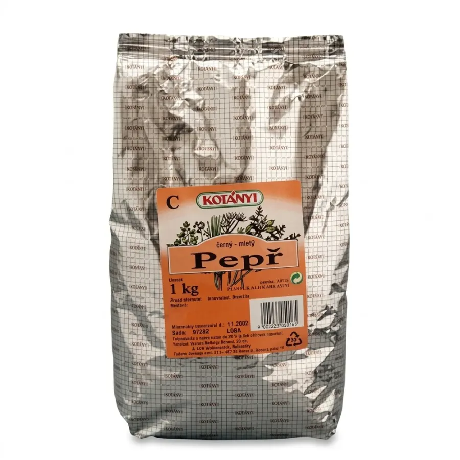 Pepř černý mletý 1 kg