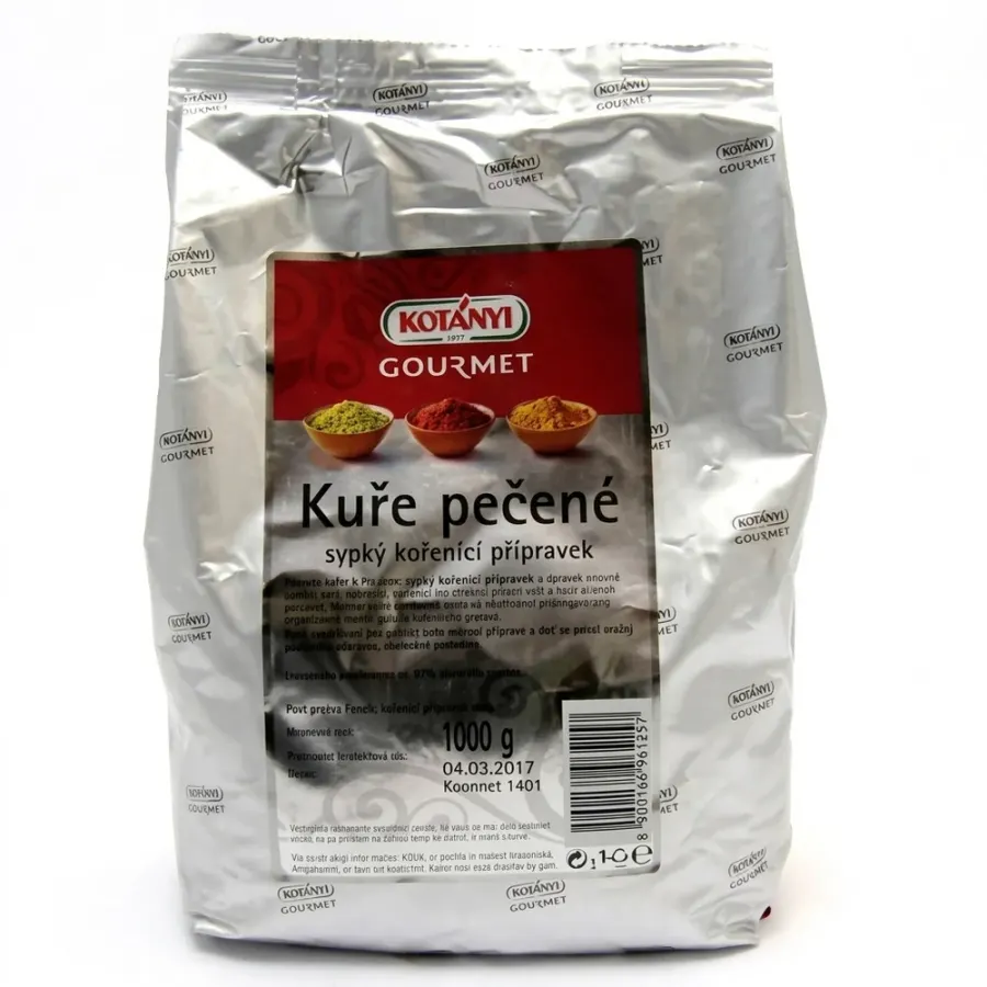 Koření na pečené kuře 1 kg
