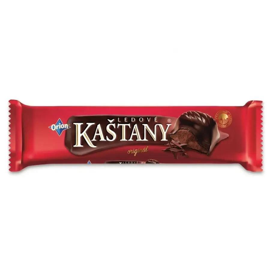 Ledové kaštany tyčinka v hořké čokoládě s náplní 45 g