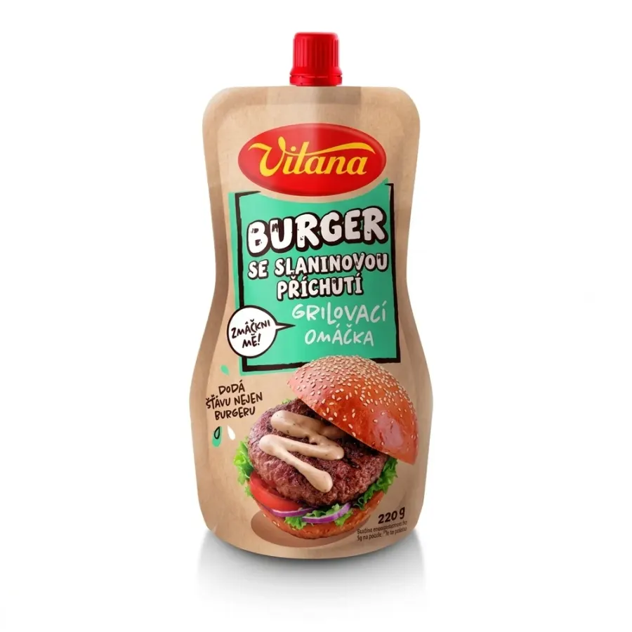 Omáčka burger se slaninovou příchutí 220 g