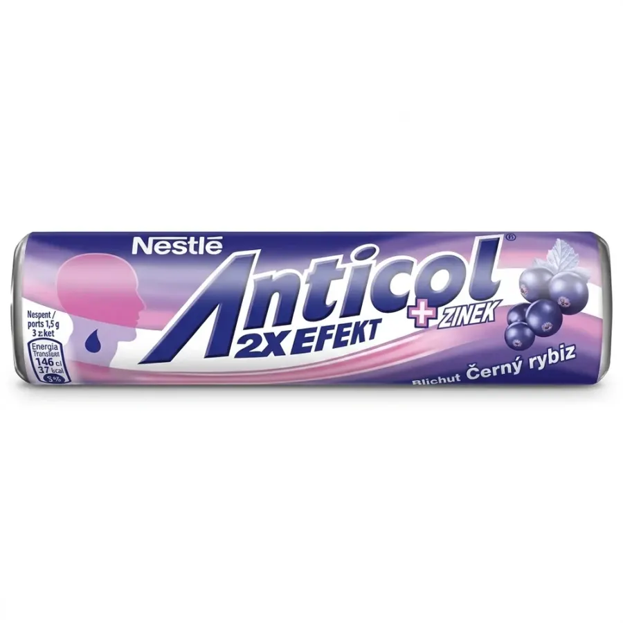 Anticol bonbóny černý rybíz 50 g
