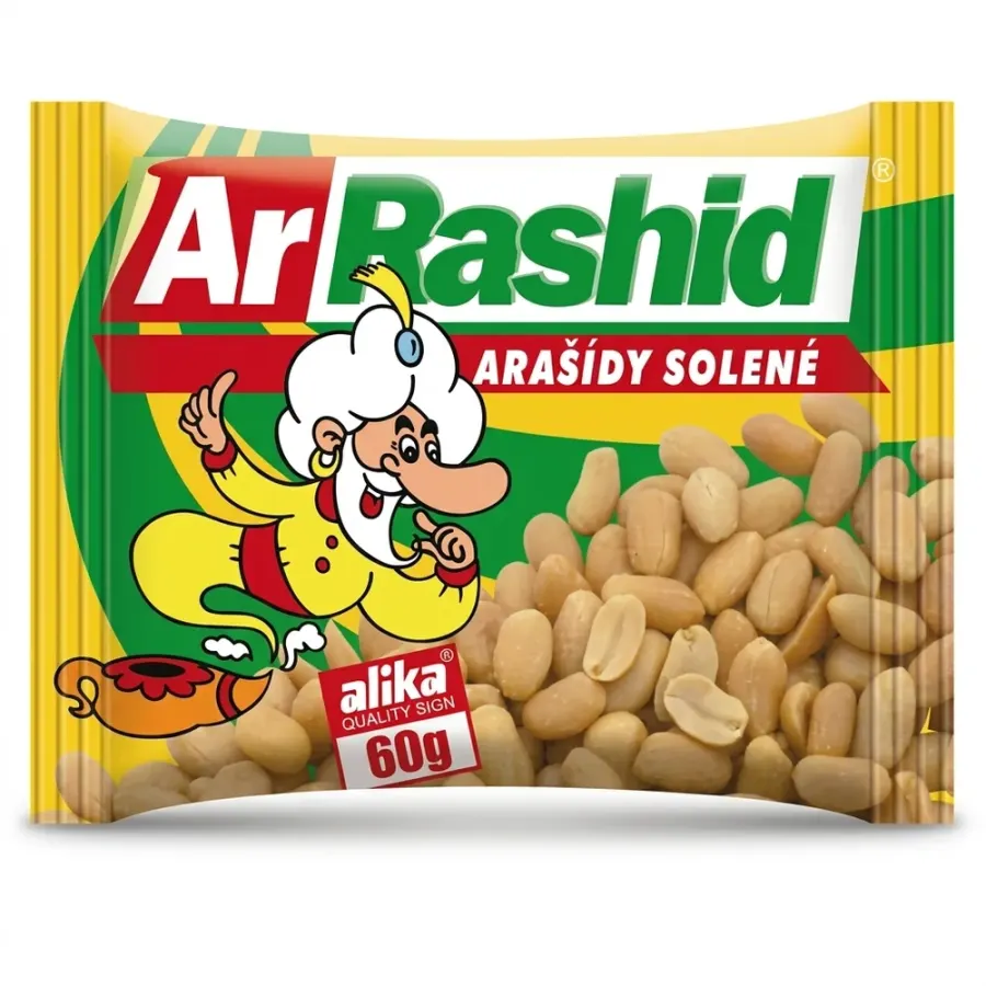 Arašídy pražené solené 60 g