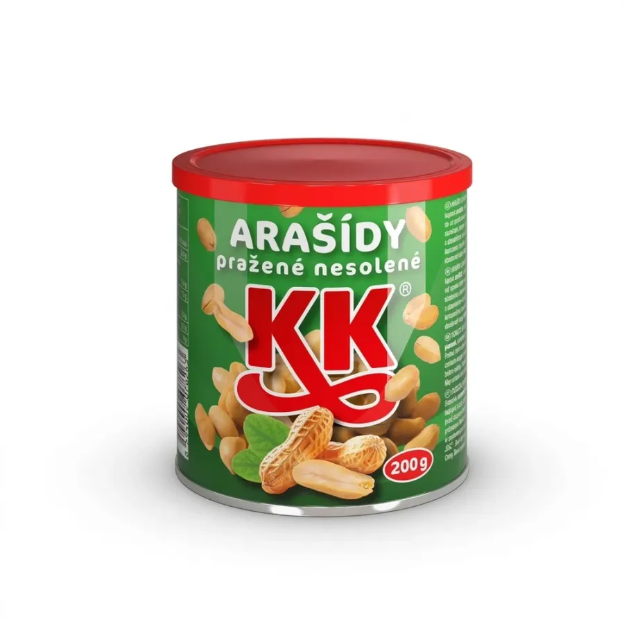 Arašídy pražené nesolené 200 g