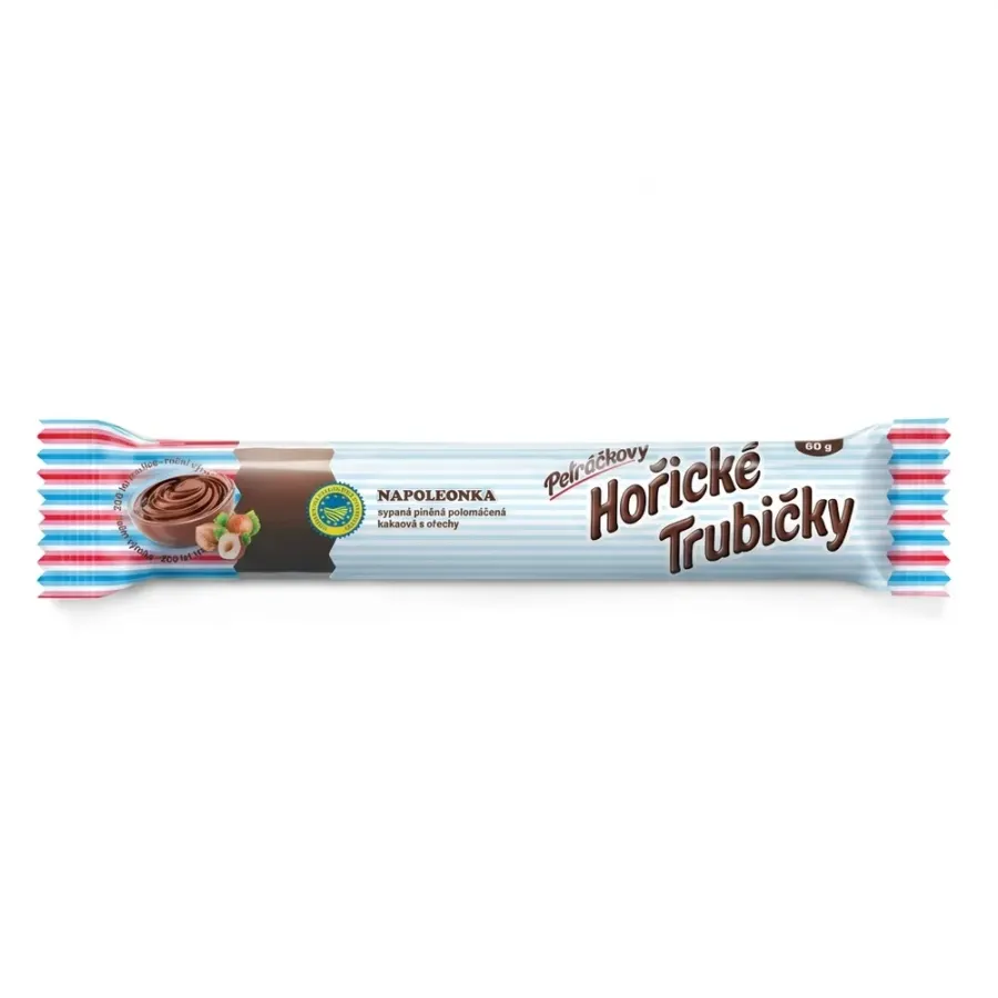 Hořické trubičky plněné kakao 60 g