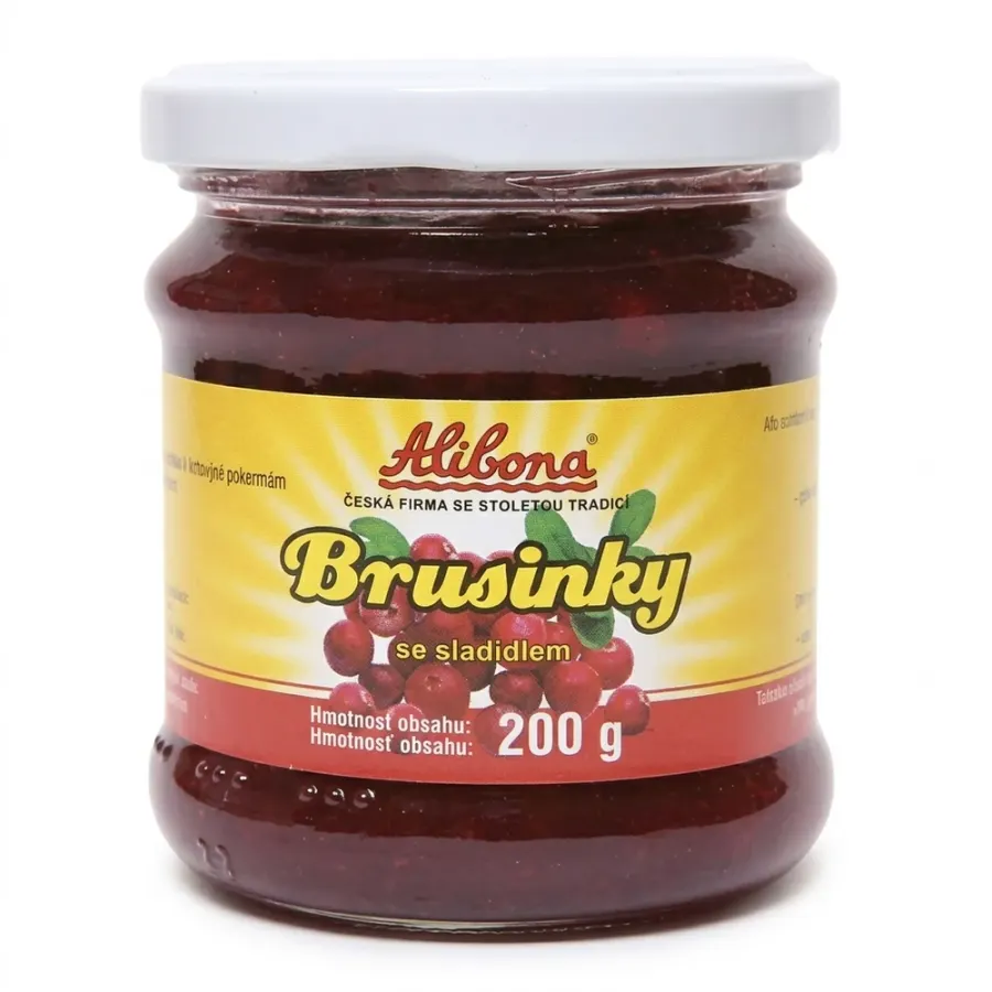 Brusinky se sladidlem 200 g