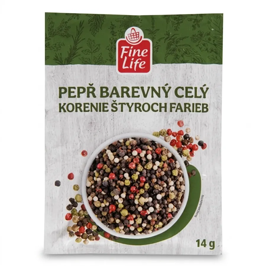 Pepř barevný celý 5 x 14 g