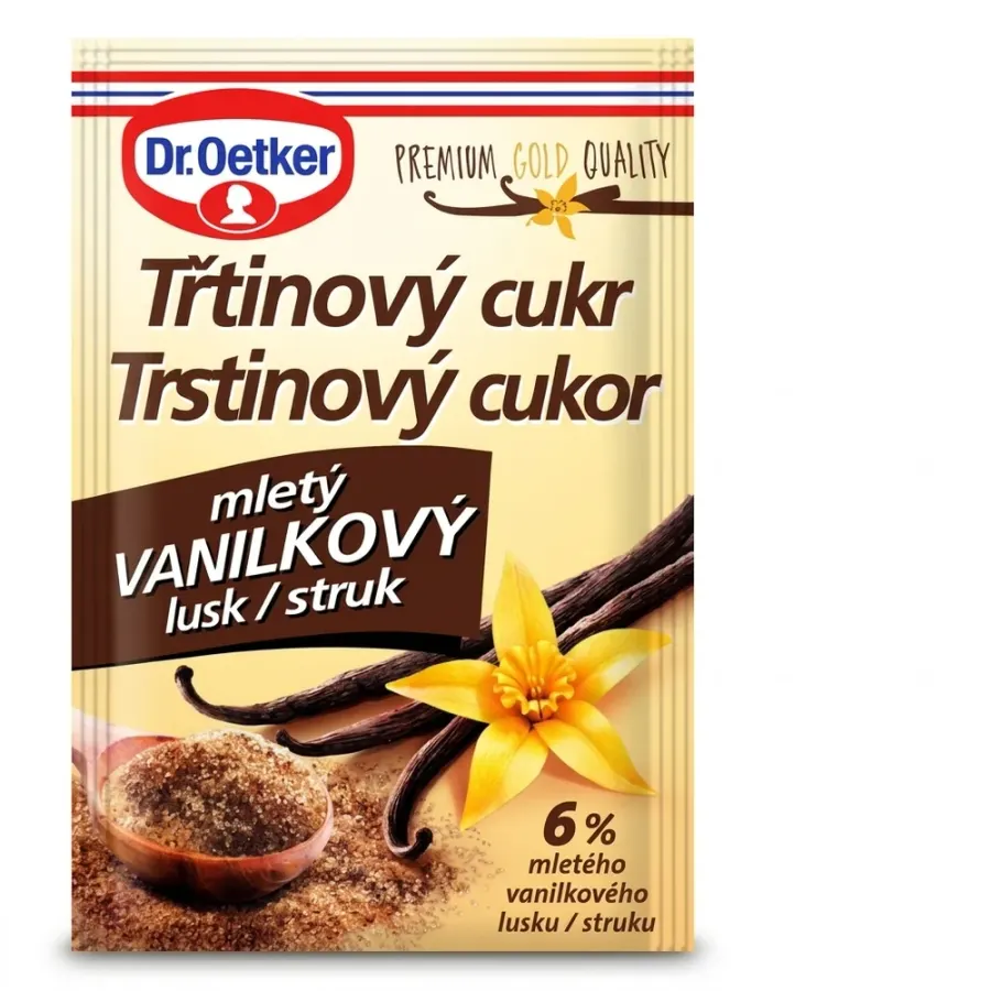 Cukr třtinový s mletým vanilkovým luskem 8 g