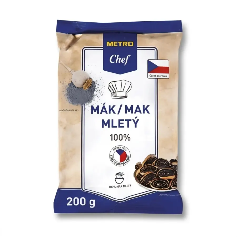 Mák mletý 100 % CZ 200 g