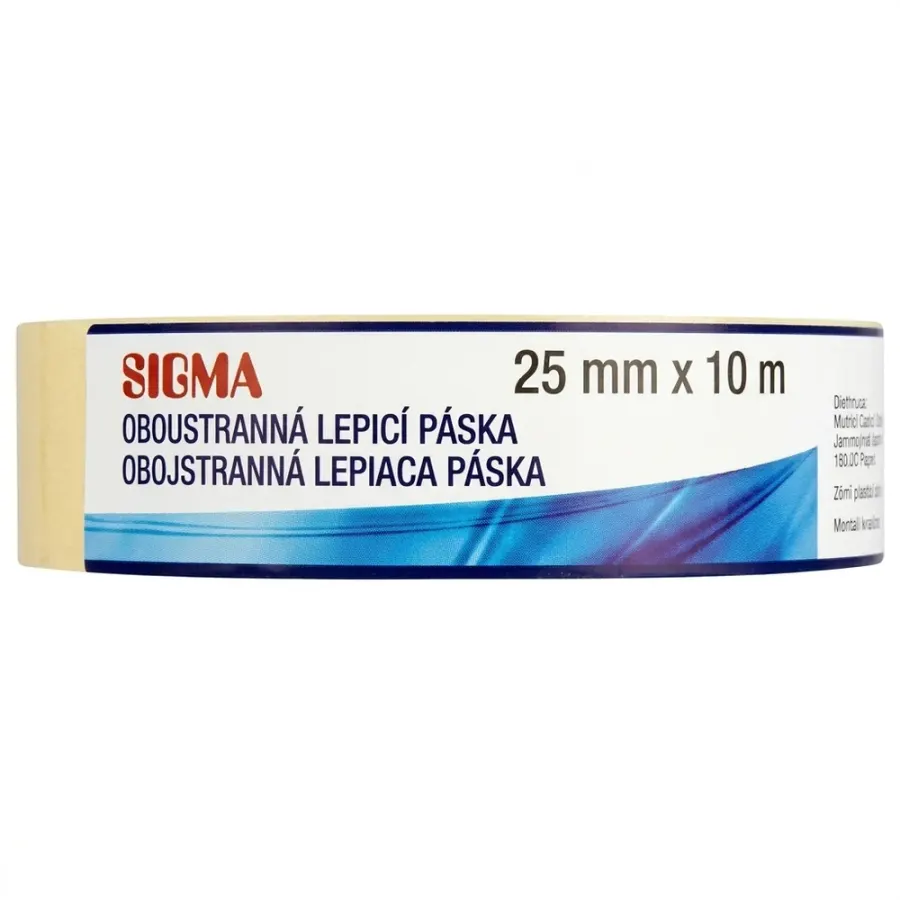 Páska oboustranná lepicí 25 mm x 10 m