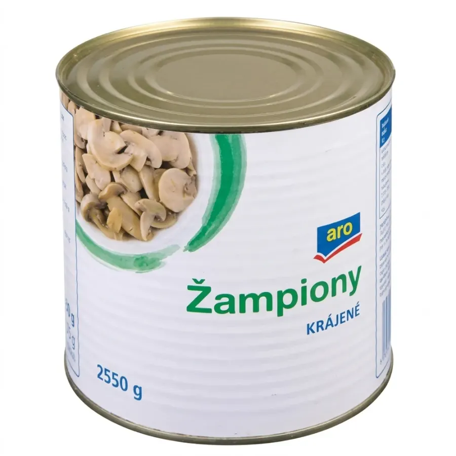 Žampiony krájené 2550 g