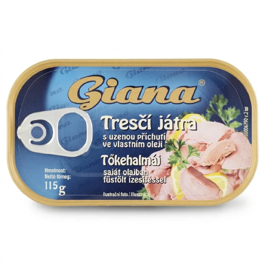 Tresčí játra s uzenou příchutí 115 g