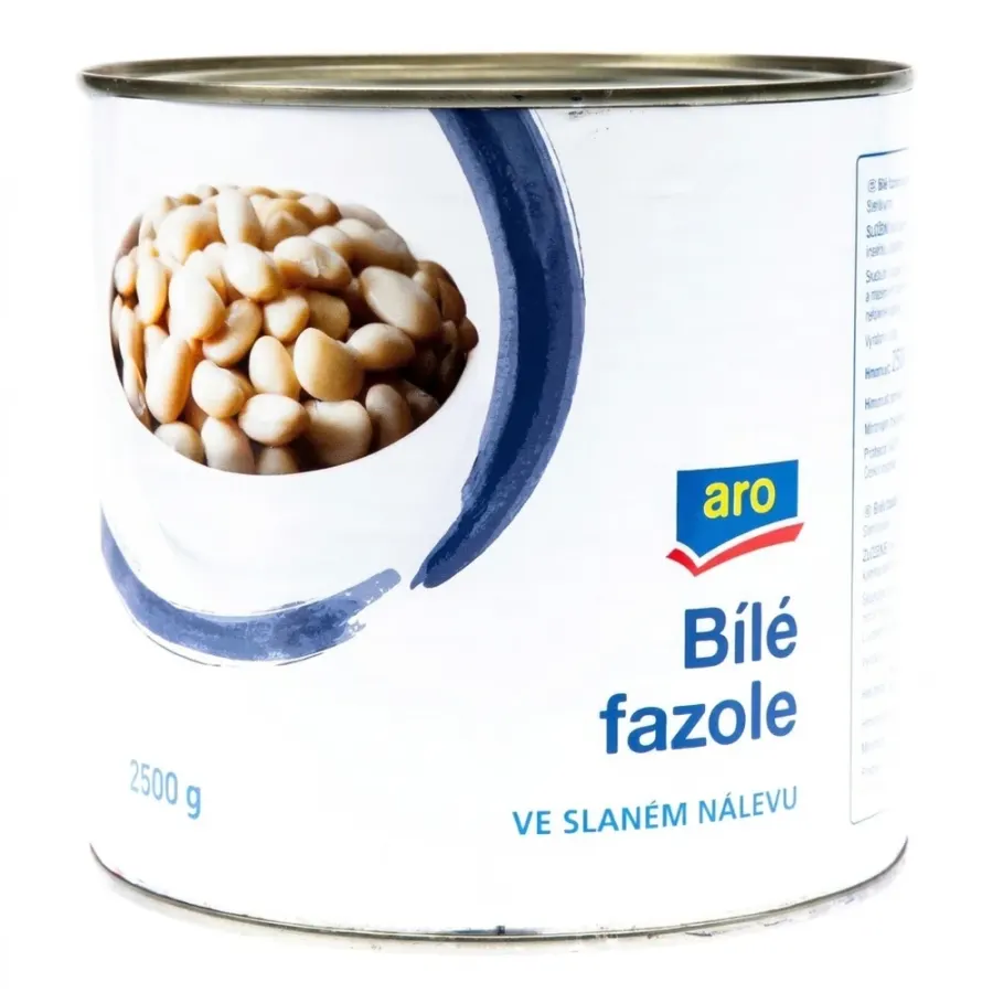 Fazole bílé ve slaném nálevu 2500 g